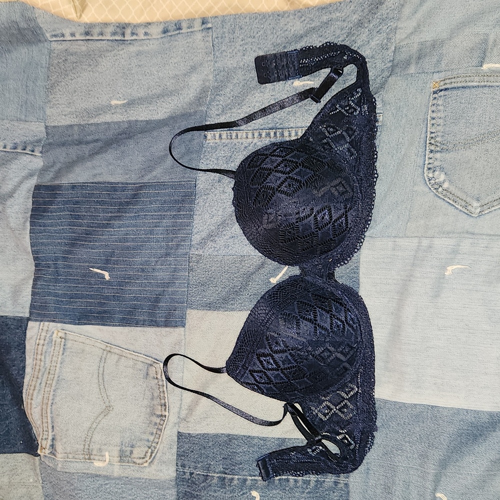 Adrienne Vitadini] sz. 36 C navy blue bra! ♡